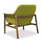 Manhattan Comfort Miller Accent Chair in Green and Walnut AC007-GR - alternate 2